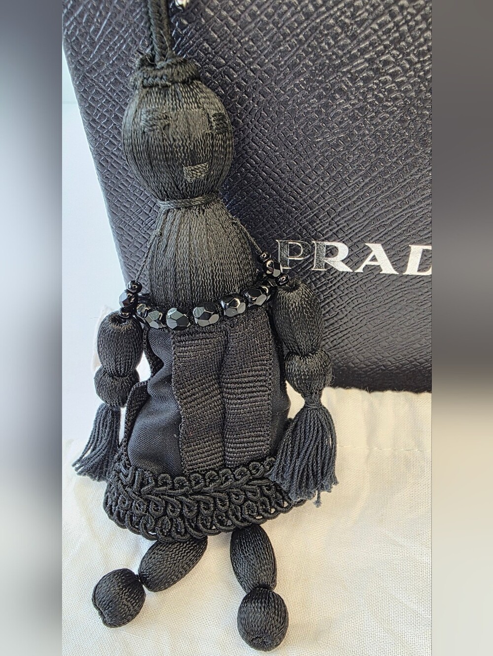 Prada Beaded Tracy Doll Keychain / Bag Charm